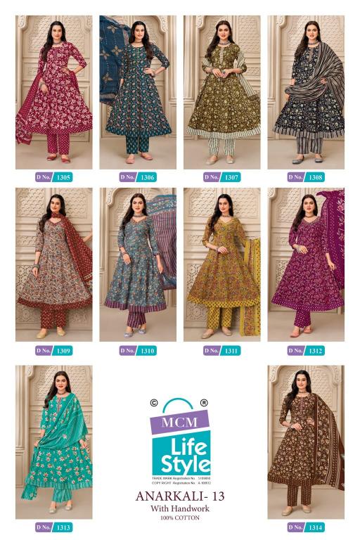 MCM anarkali vol-13 anarkali kurtis wholesale in bangalore